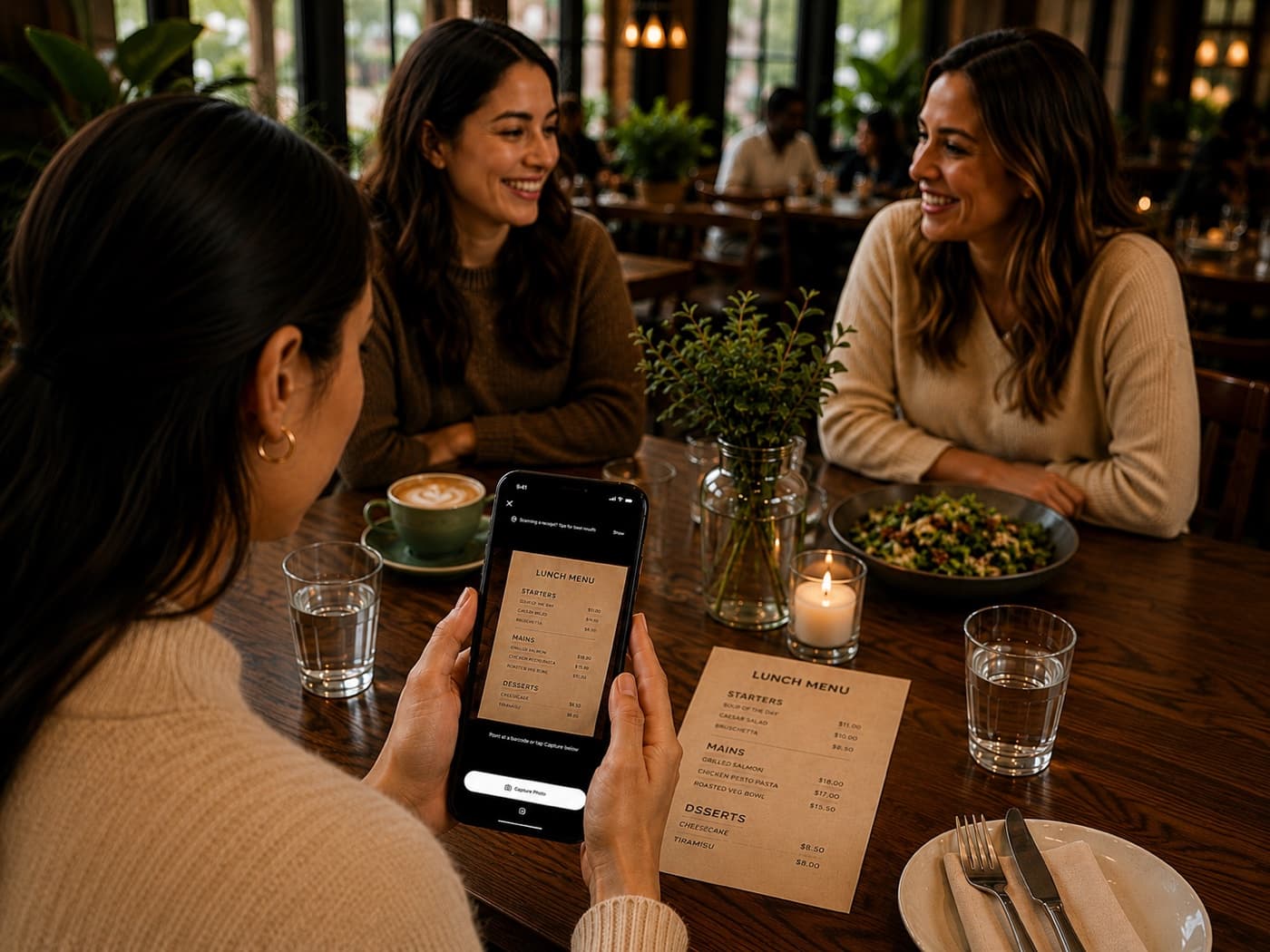 Menu scoring scanning