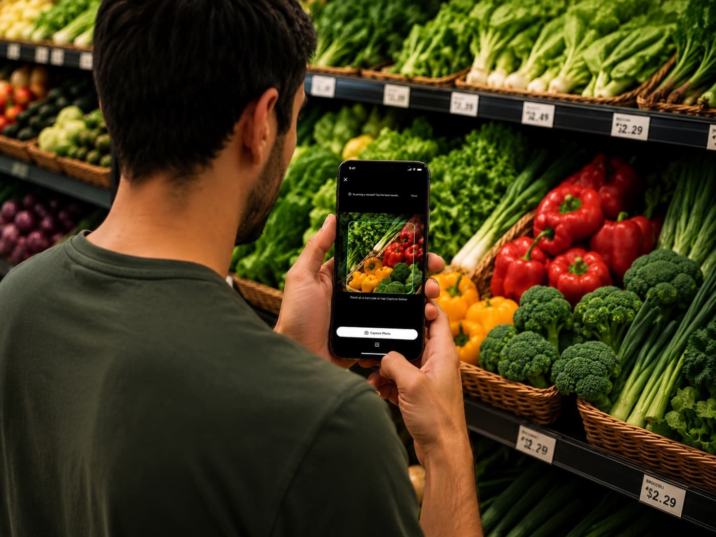 Produce recognition scanning